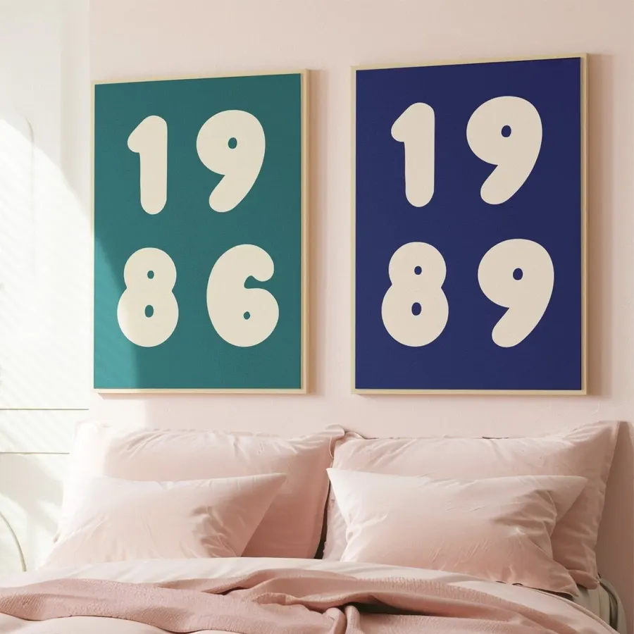 Personalized Birth Year Poster from BetterThanFlowers