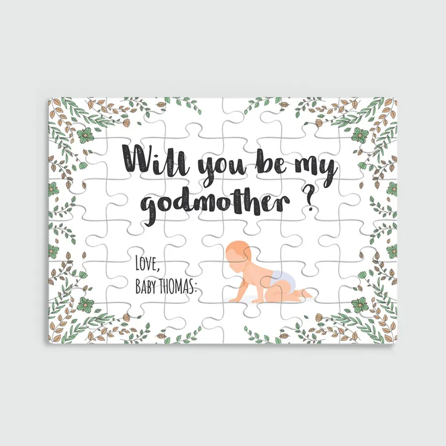 Personalised Flowers Puzzle from Lovingly Signed